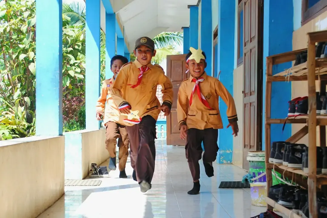 Suasana pergantian jam pelajaran